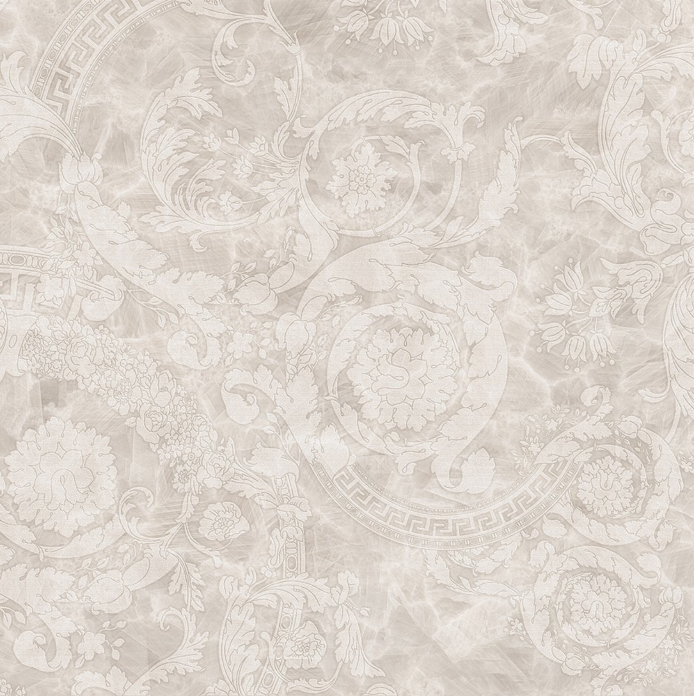 G0047031 Meteorite Megabarocco Bianco R 60x60 Versace (Gardenia Orchidea) фото 3
