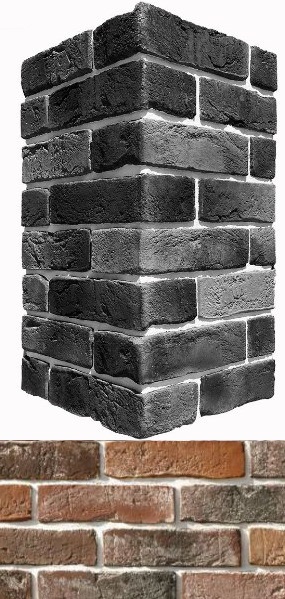 303-95 Лондон брик Design угол 9х22x6.5 White Hills