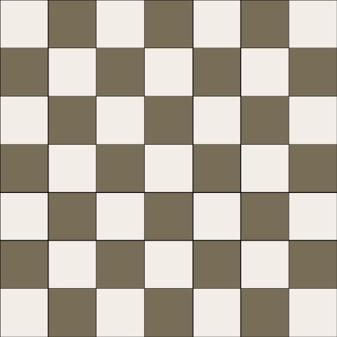 М6702/7104 Квадрат зеленый / Квадрат белый на сетке 330х330 Metlah.Store