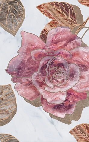 Декор Argos flowers-1 25x40 Laparet