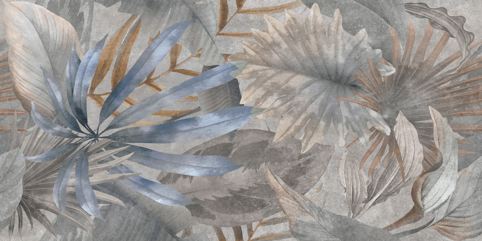 D120240G Bahamas Floristry Dark матовый граниль 600x1200x9.5 New Trend