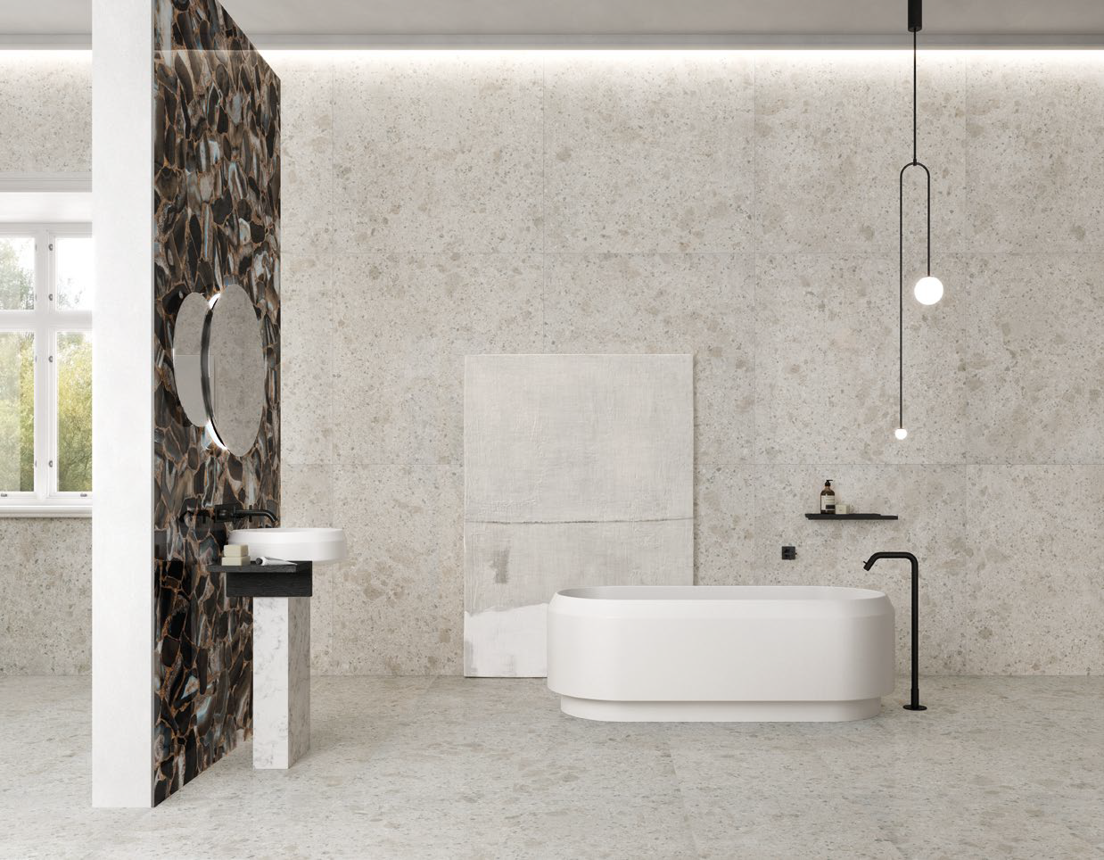 PL120619 Grigio Milano Luc 120x120 Ariostea