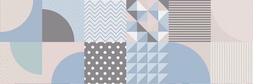 Decor Cromatica Mix Brillo 25x75 Cifre