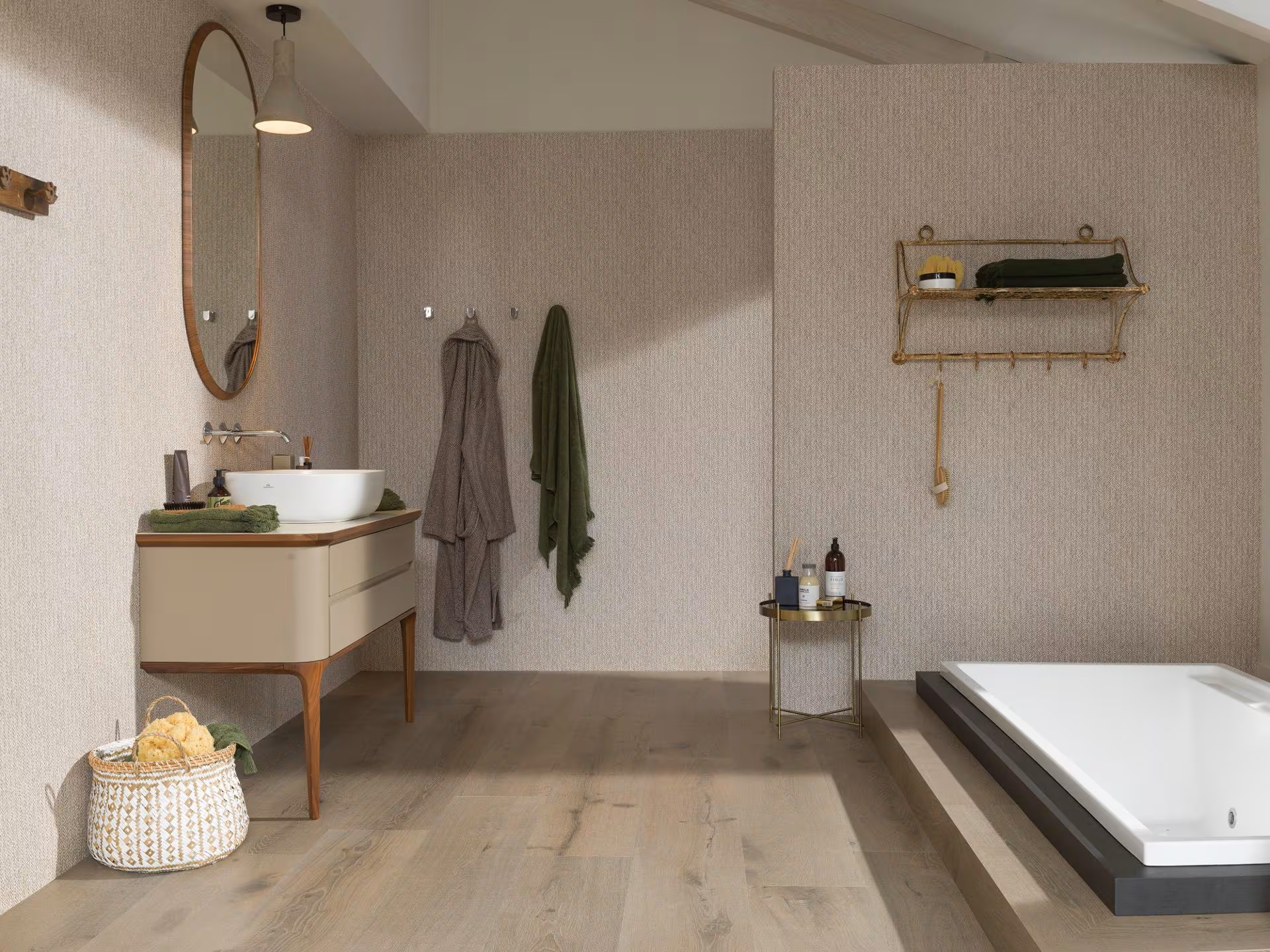 100320033 Deco Treccia Natural 59.6x150 Porcelanosa