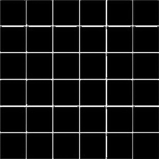 80059 Mosaic Black 5x5 30x30 Serapool