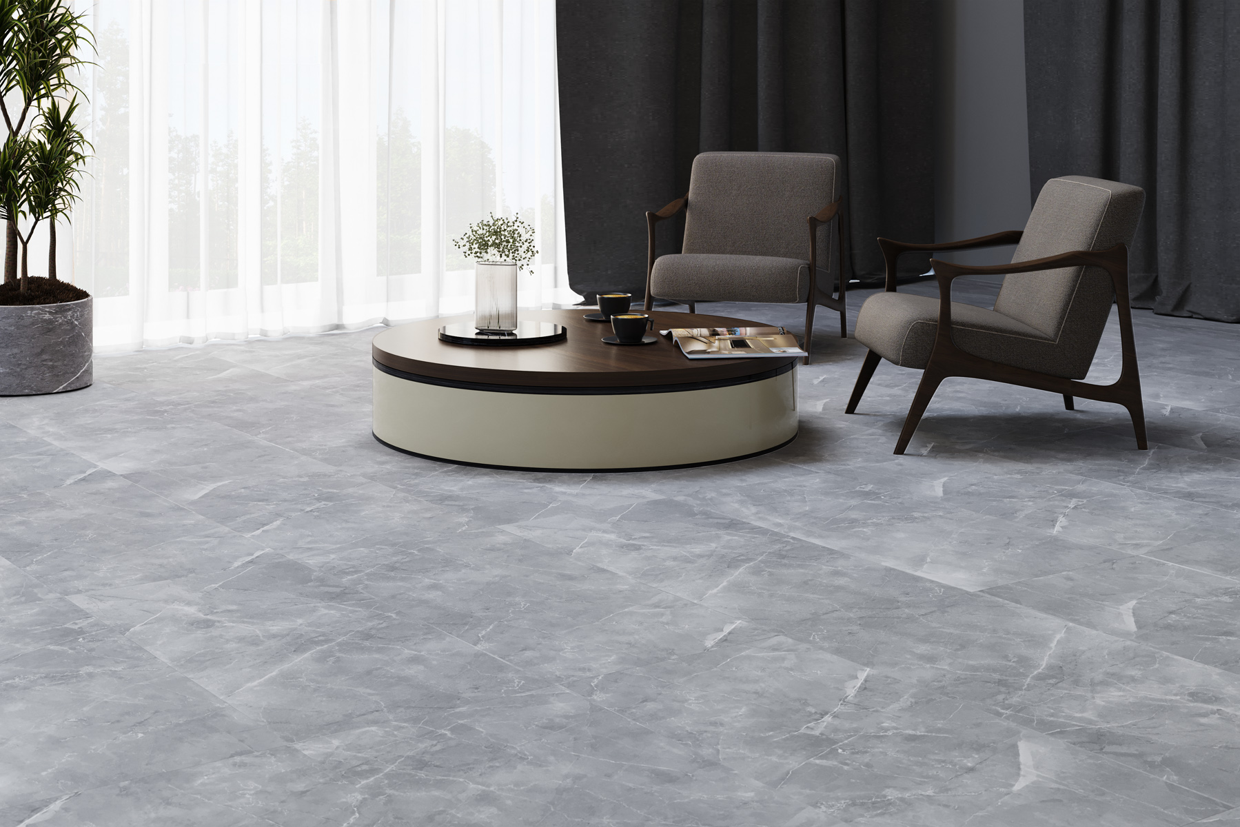 Basaltina Grey Matt 60x120 Staro