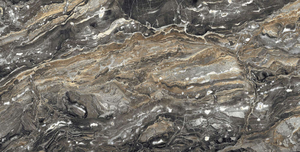 Amina Brown High Gloss 60x120 A-Ceramica