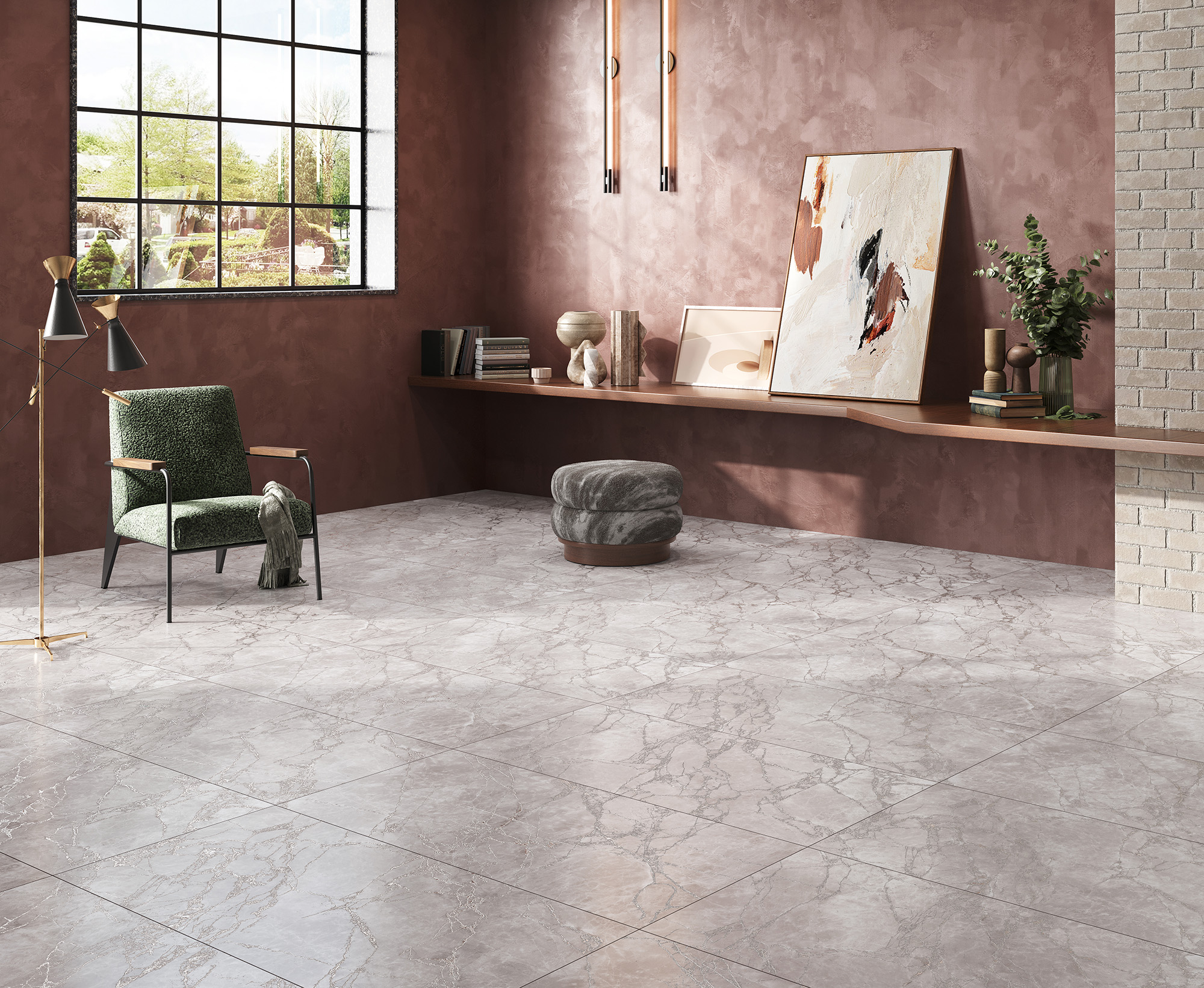 CL4005-A Arctic Grey Carving Lappato 60x120 Arcadia Ceramica