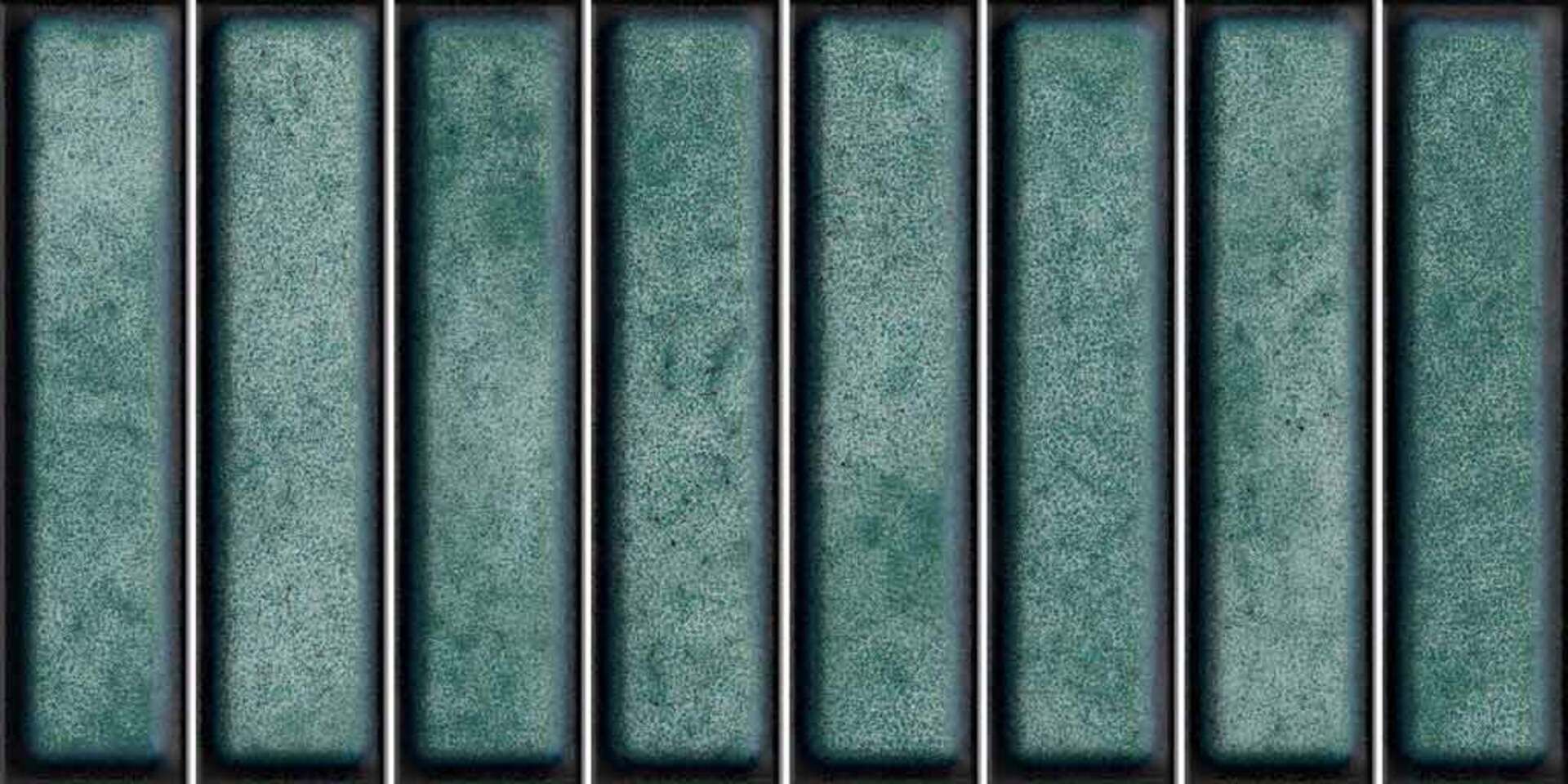 Domino Verde Glossy 15x30 El Barco