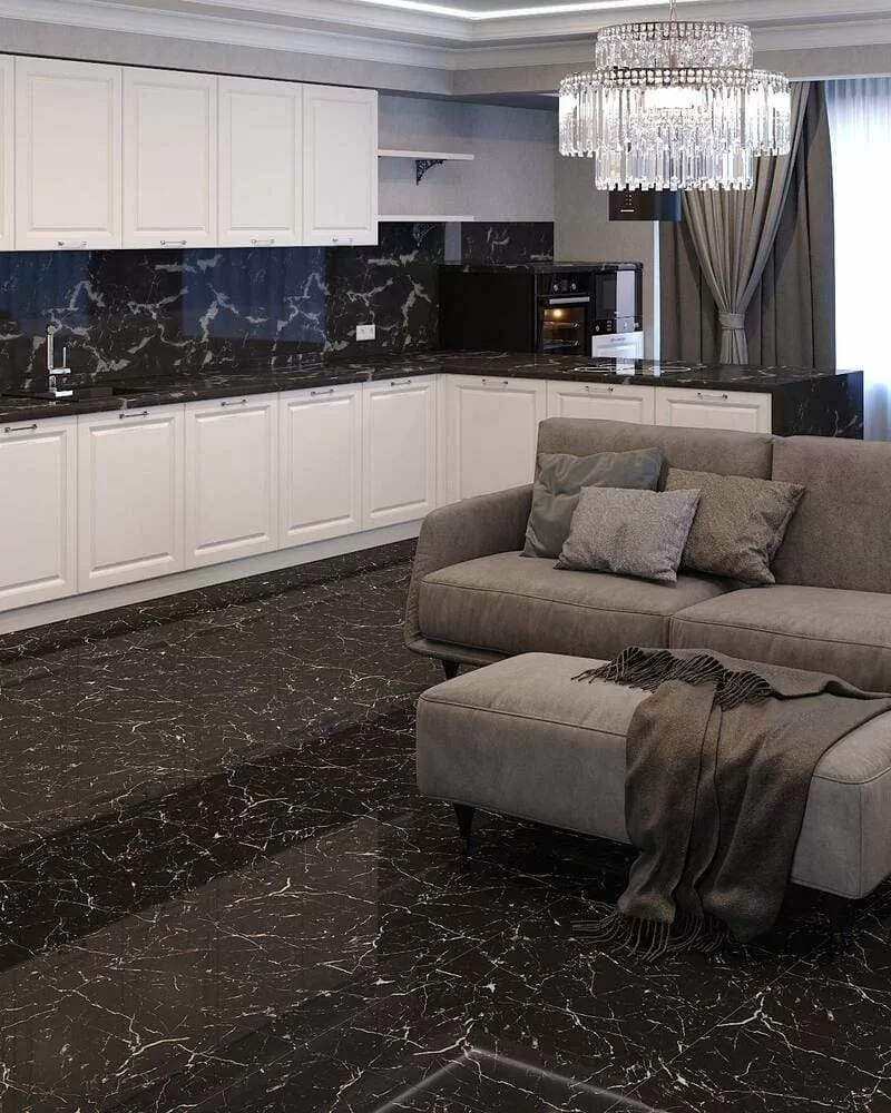 Black Marble 60x120 Cube Ceramica