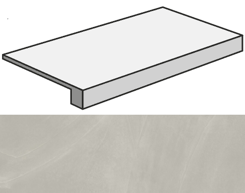 620070002311 Continuum Silver Scalino Frontale 33x60 Italon