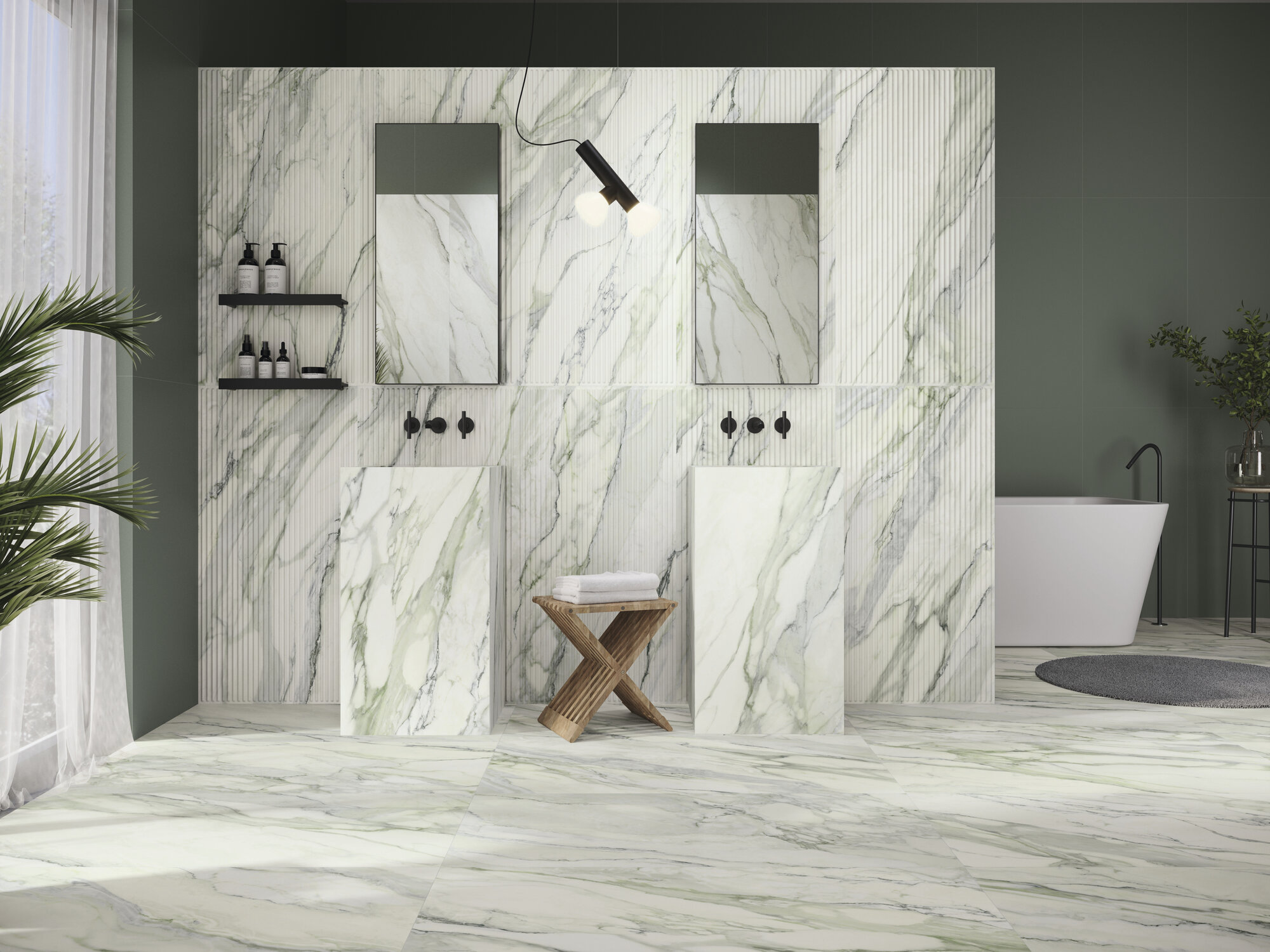 A041633 Arabescato Xenia Matt Rect 60x120 Ape Ceramica