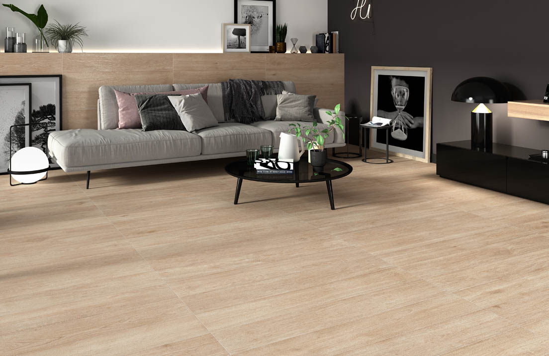 HARDWOOD GRIS rect. 16.5x100 Emigres