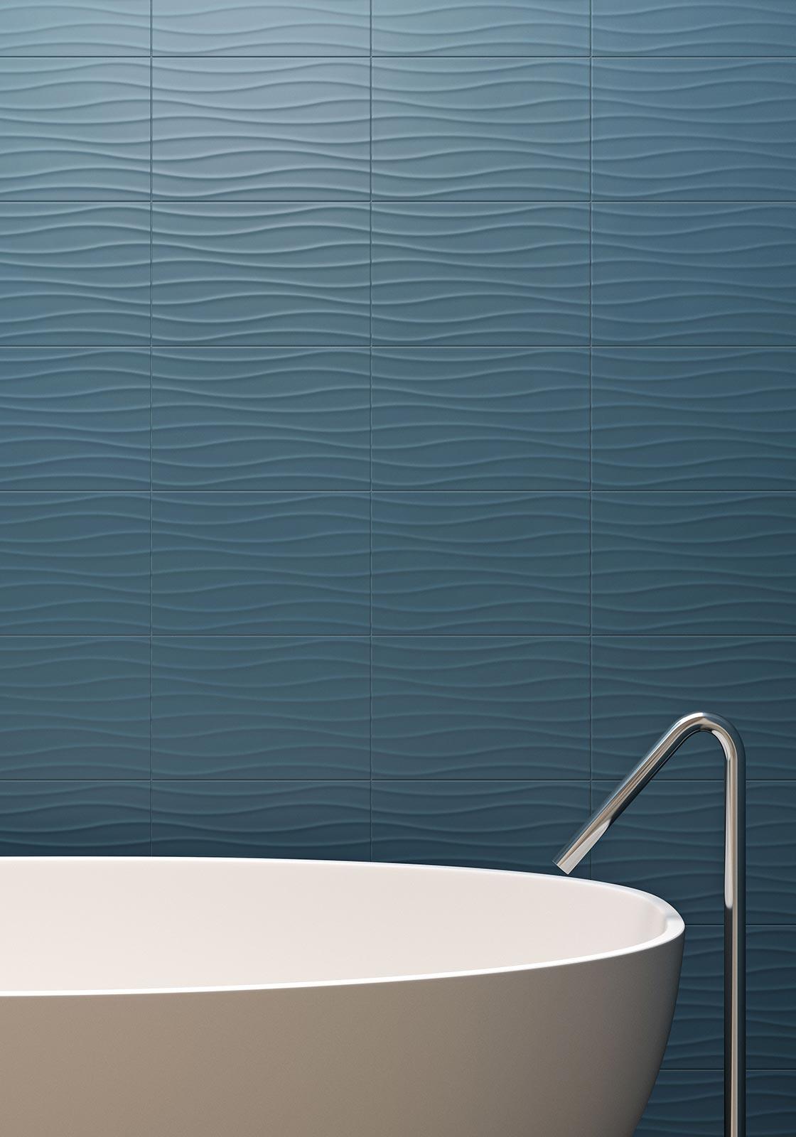 M01S Neutral Taupe Struttura Tide 3D 25x38 MARAZZI Italy