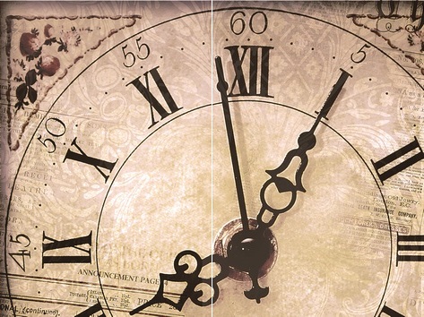Clock Панно P2-1D176 40х30 (комплект 2шт) Дельта Керамика
