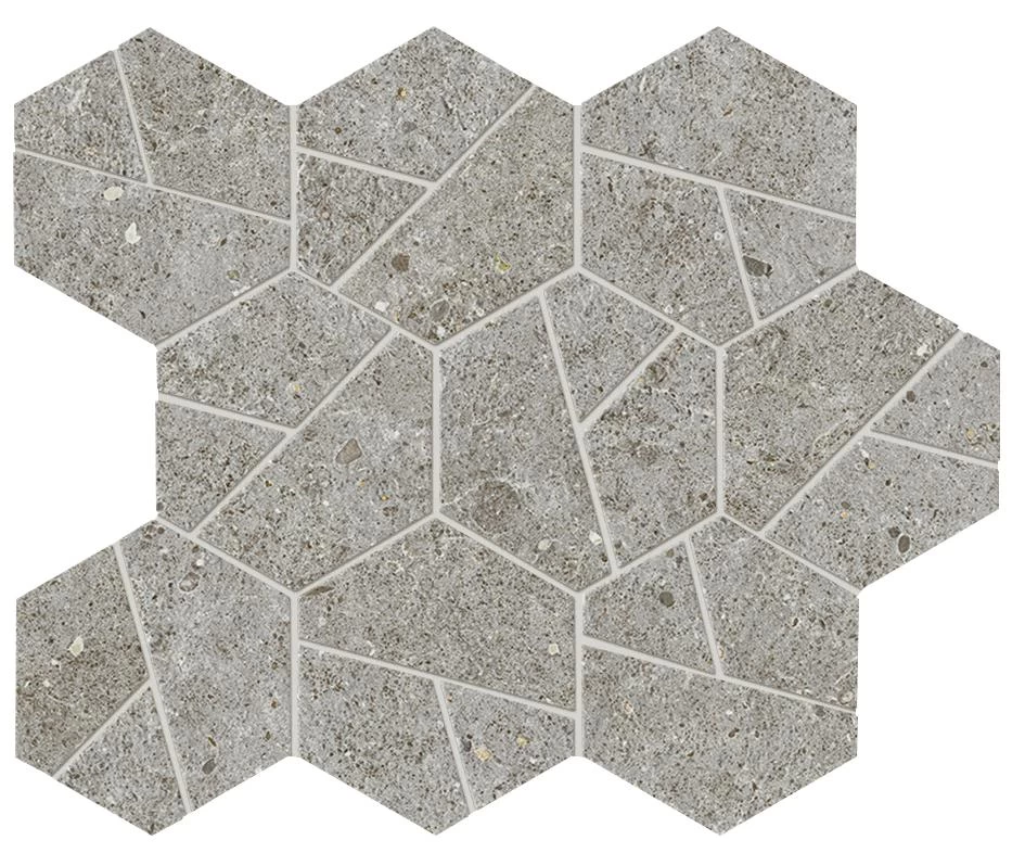 A7CZ Boost Stone Grey Mosaico Hex 25x28,5 Atlas Concorde