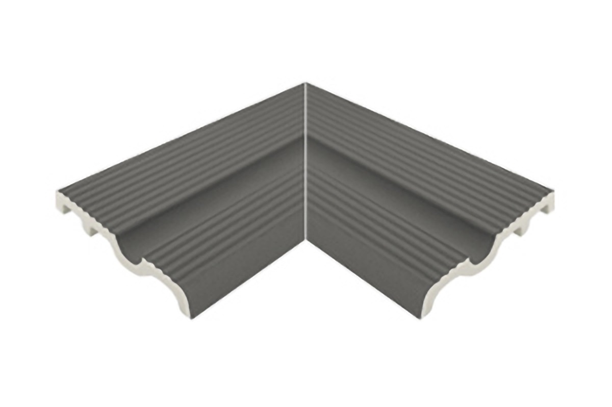 UHA10CI Внутренний угол поручня Universal Anthracite 12x24,5 Serapool