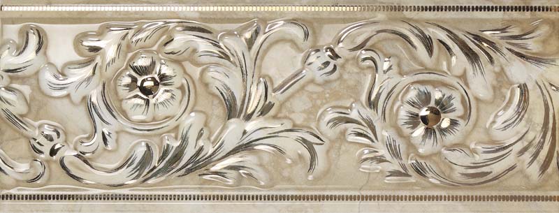 A037054 Cenefa Rex Cream 10x25 Ape Ceramica