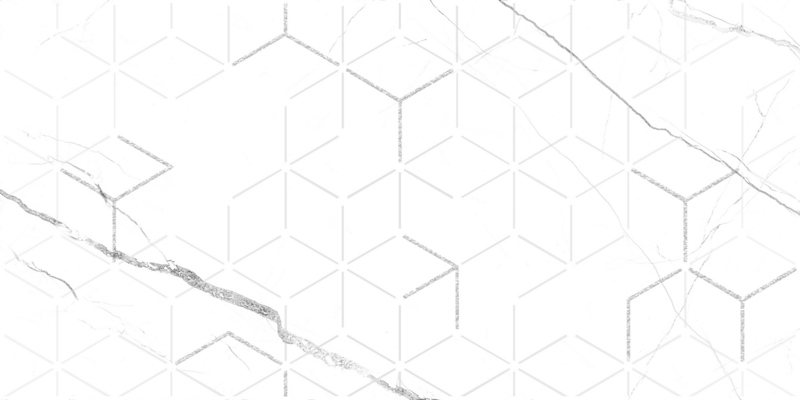 GT124VG Siluet Белый Декор 50x25 Global Tile