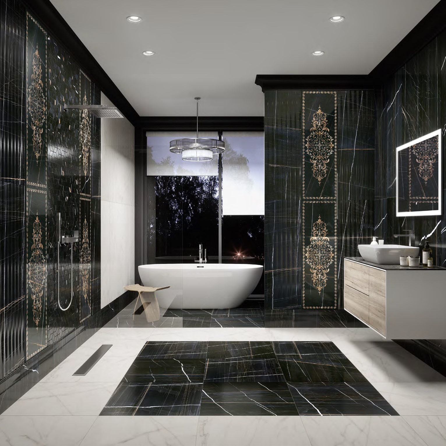 ID115T Декор Греппи наборный 60x60x0,9 Kerama Marazzi
