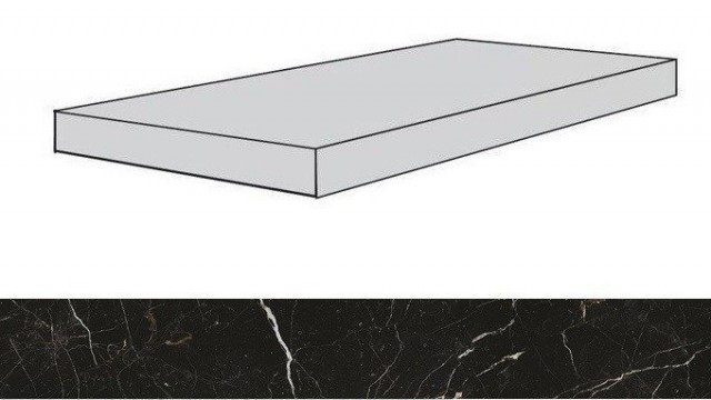 620070001762 Allure Imperial Black Scalino Angolare Sx/Аллюр Империал Блэк 33X160 Atlas Concorde Russia