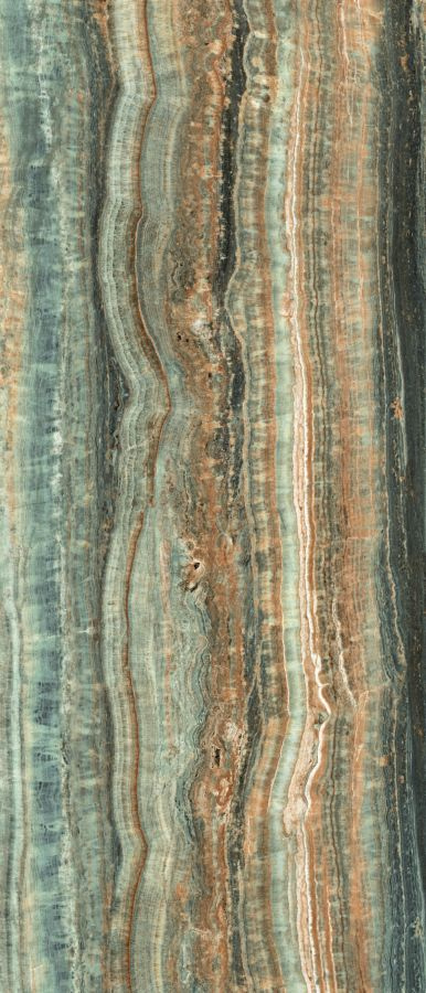 778825 Eccentric Luxe Mint Glossy 6mm 120x280 Rex Ceramiche