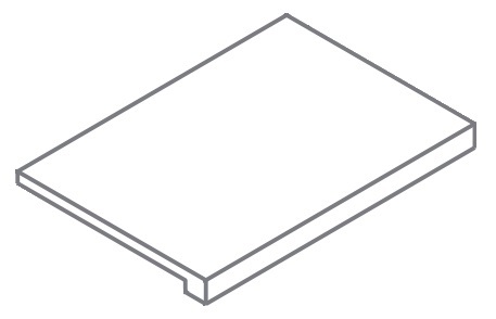620070002173 Metropolis Calacatta Gold Scalino Frontale Nat 33x120 Italon