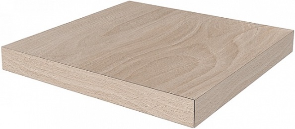 DL501400R/GCS Ступень угловая клееная левая Про Вуд бежевый светлый 33x33 Kerama Marazzi