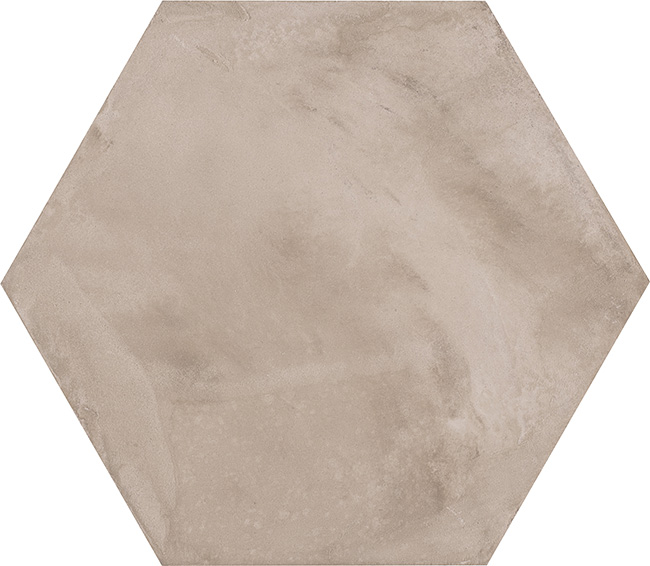 0092 Terra Grigio Esagonо 25х21,6 Marca Corona