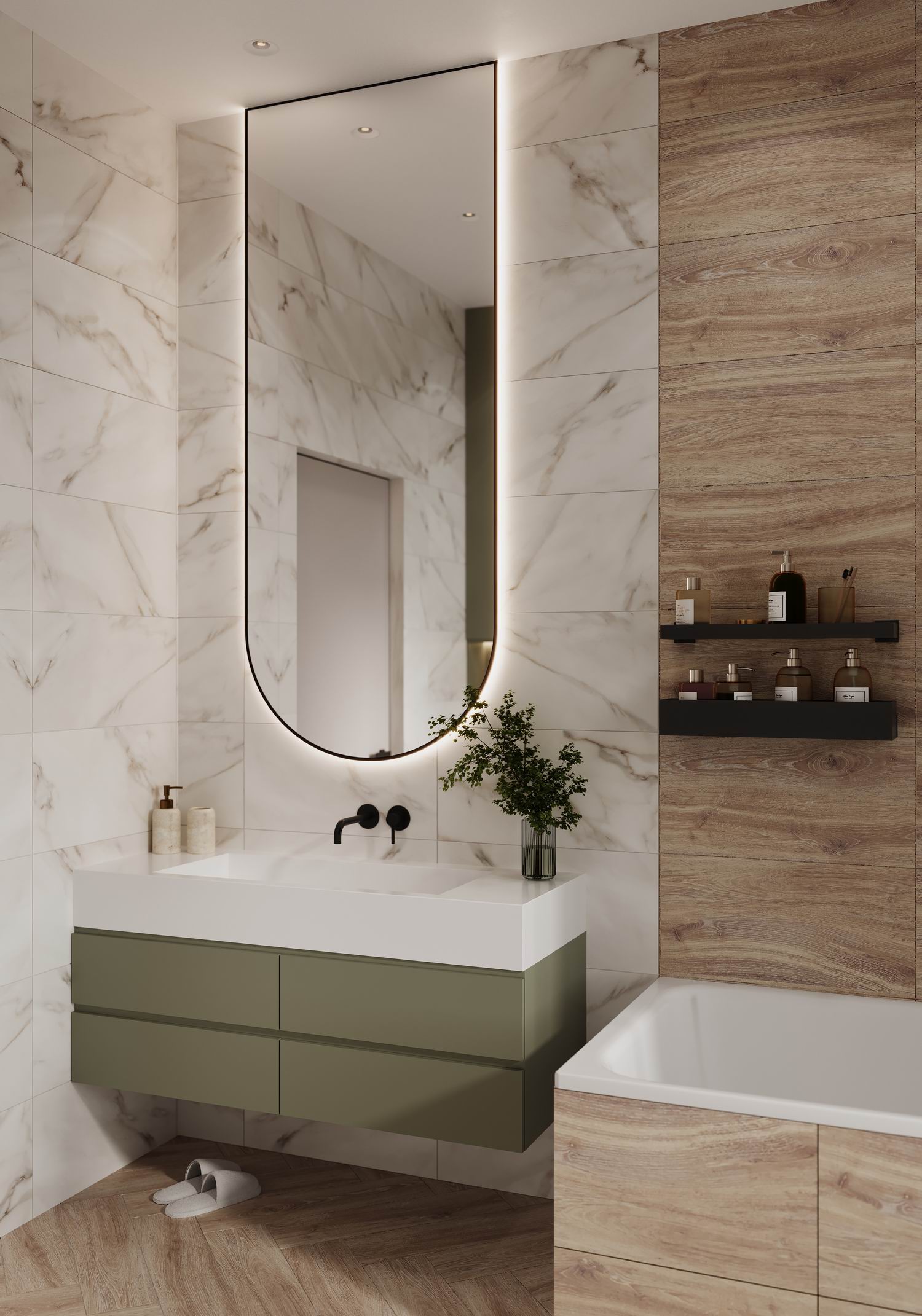 Luni белый 300х600 Beryoza Ceramica фото 13