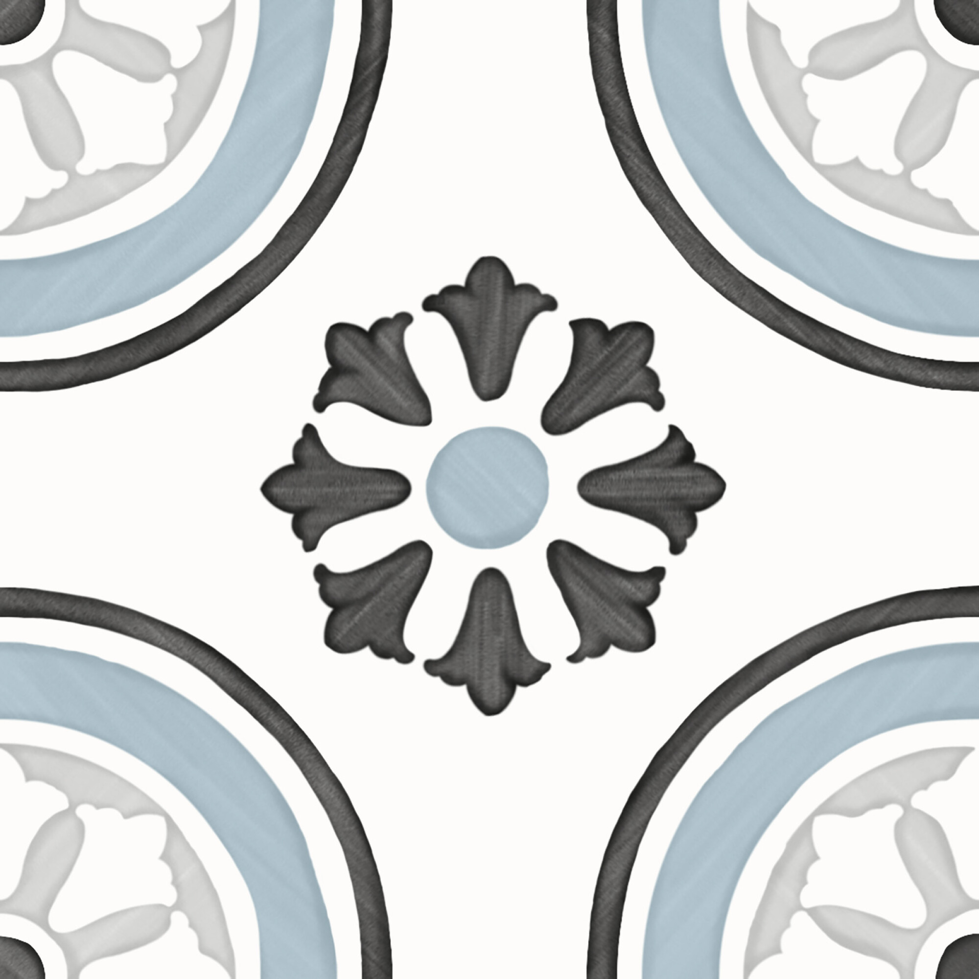 31085 Tanger Blue Dhalia 12.3x12.3 Harmony фото 5