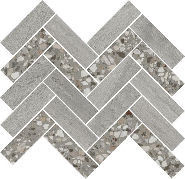 T042/SG5267 Монтиони мозаичный серый 34x35,5 Kerama Marazzi