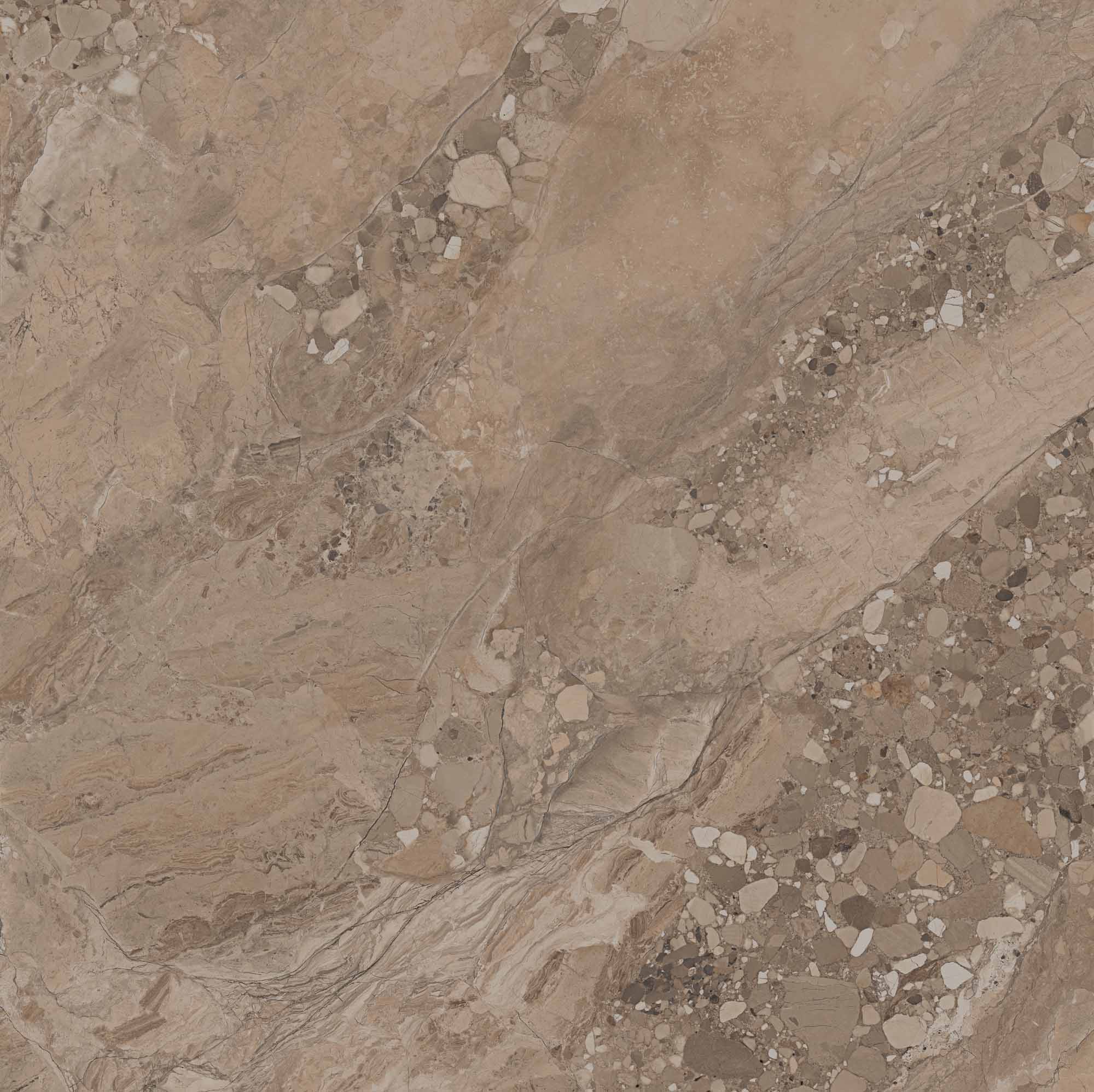 OM03 Oceanmist Brown неполированный 80x80 Ametis by Estima