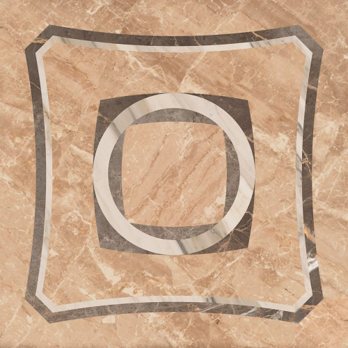 610080000212 Портофино Бежевый Вставка Интарсио 45x45 ColiseumGres