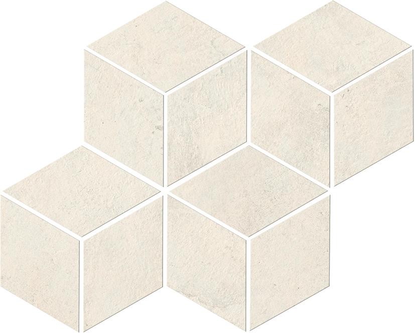 A0Z9 Raw White Mosaico Esagono 30x35 Atlas Concorde