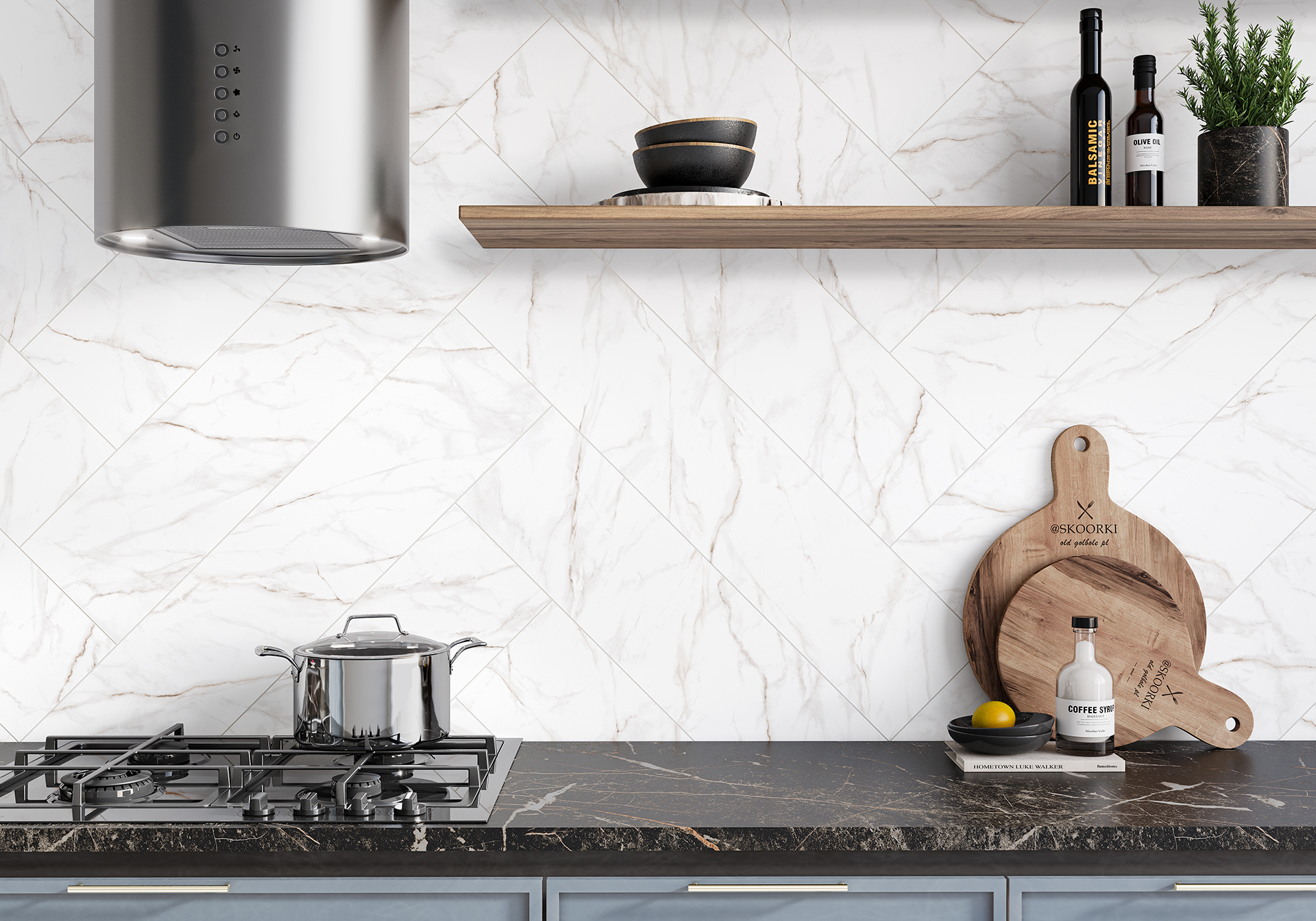 GFA2090ACL04R Ava Calacatta матовый 200x900x7 Alma Ceramica (Уралкерамика) фото 18