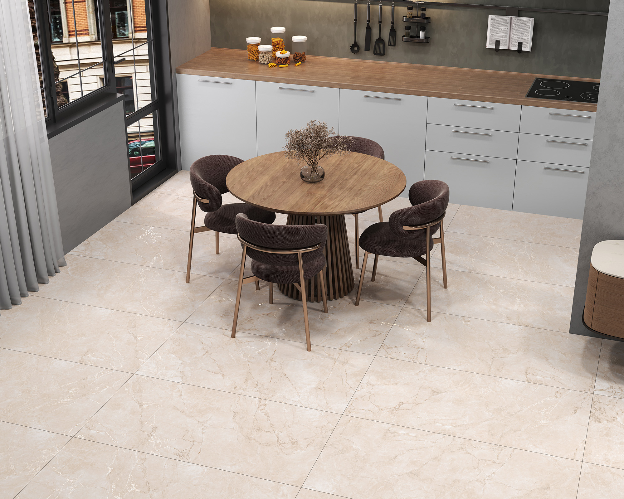 CL4005-A Arctic Grey Carving Lappato 60x120 Arcadia Ceramica