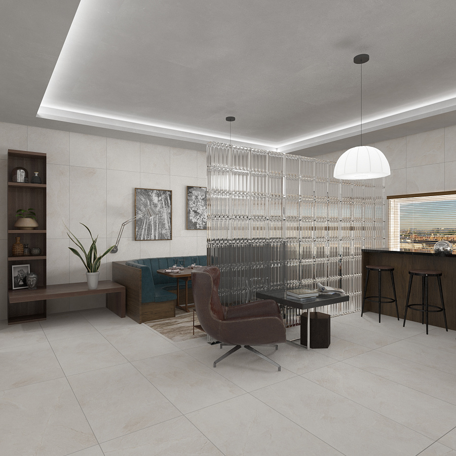 Cement Carbon Mat 60x120 Керлайф фото 18