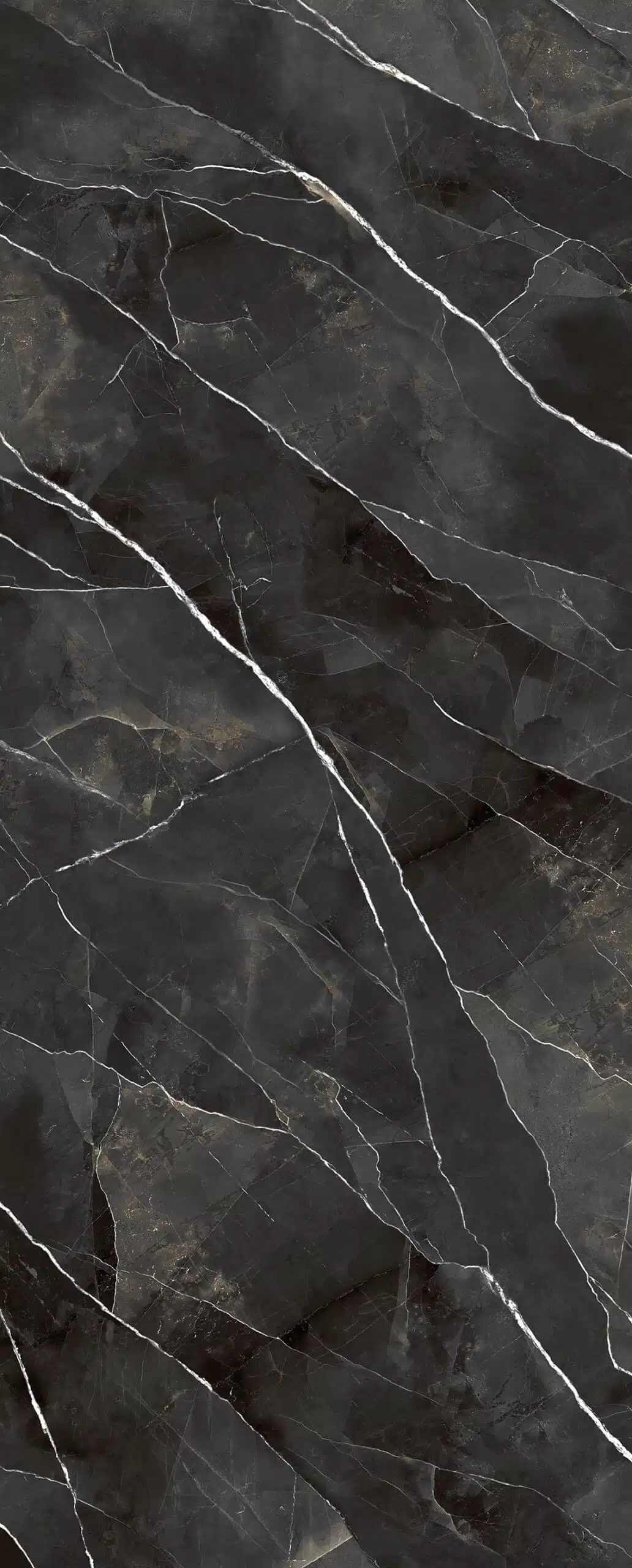 LAMFF01355_IT (LAMFF01413_IT) Calacatta Black Lucidato Starlit 1200x3000 Laminam
