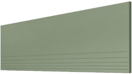 UF007 (зеленый моноколор) ступень матовая 120х29,5  Уральский Гранит