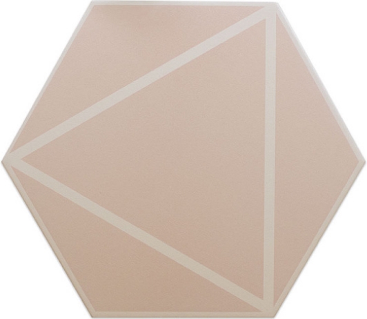 127022 FANCY LINES PINK R10 20x23 DNA Tiles
