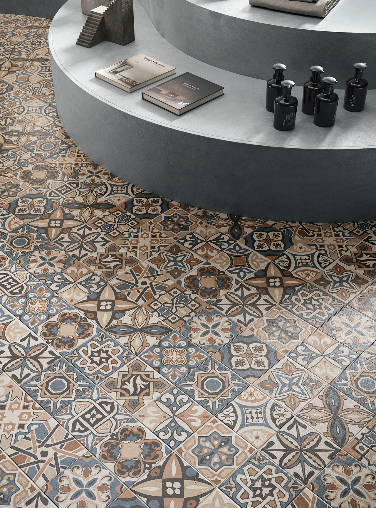 1086528 Italica Modulare 39 Terra Dolce (комплект 2шт 20x20, 1шт 20x40, 2шт 40x40, 1шт 40x60,8) CIR