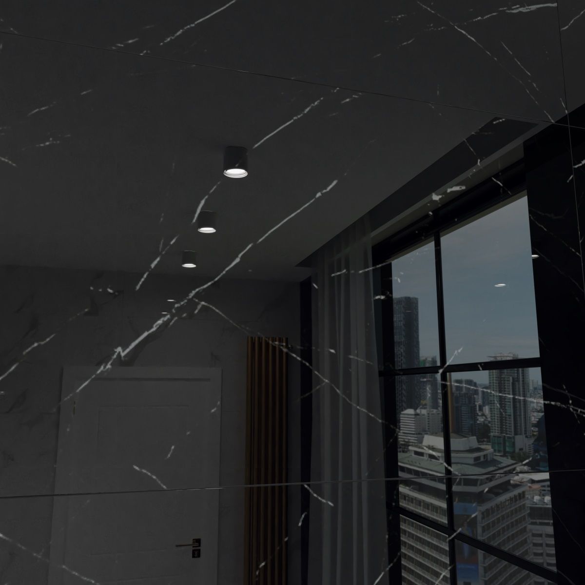 R_HG2001 Black Marquina High Glossy 60x120 Royce