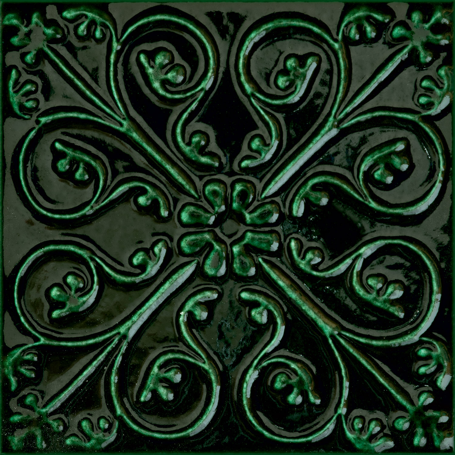 D-Tinta green 14.8x14.8 Tubadzin