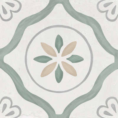 3386036157 Sirocco Green Petals 9mm R10 22.3x22.3 Harmony