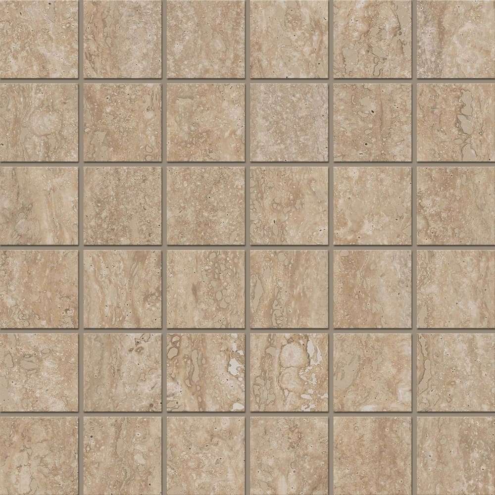 Мозаика RE03 Stride Dark Beige Неполированный (5х5) 30x30 Estima