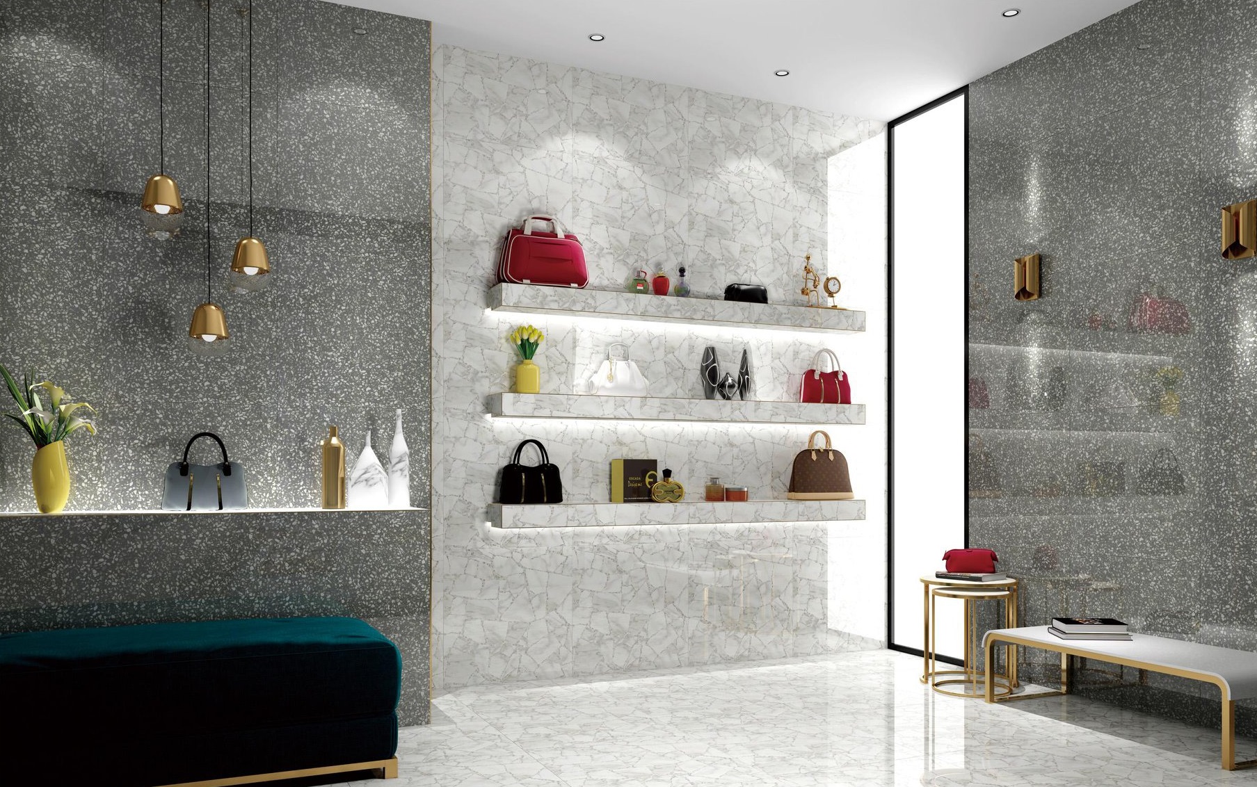 Terrazzo grigio Mat 60x60 BODE фото 17