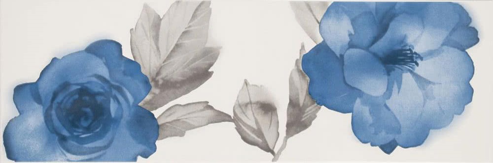 MLER Colourline White/Blue Decoro 22x66.2 MARAZZI Italy