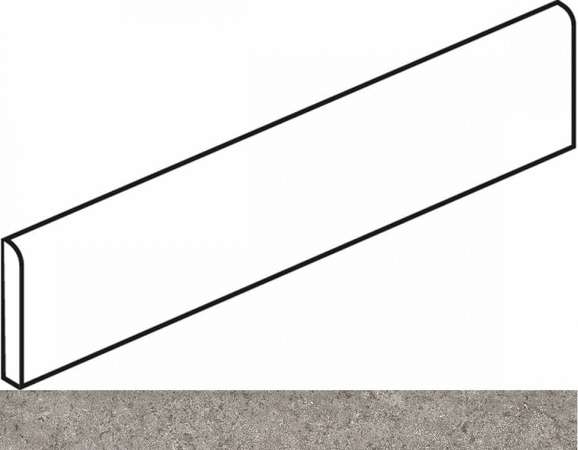 610130005355 Discover Grey Battiscopa 7.2x60 Italon
