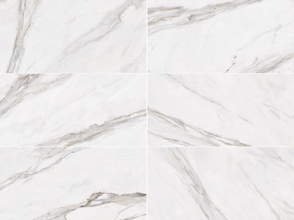 189237 Calacatta Superwhite Satin 60x120 Dune